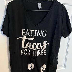 Eating for 3 maternity shirt xxl